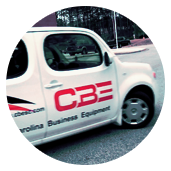 Side Panel View of CBE Service Vehicle